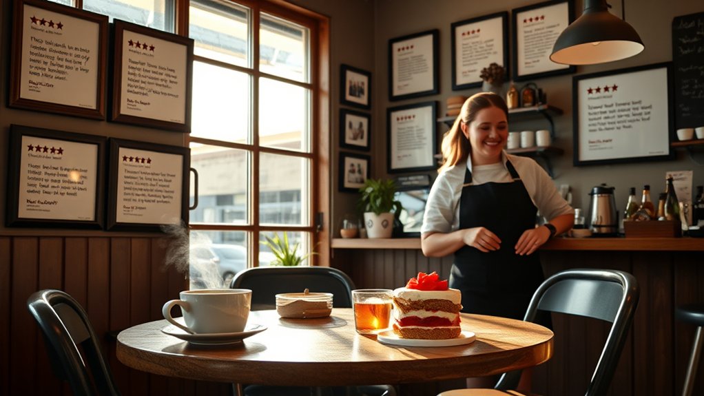 trust through customer reviews